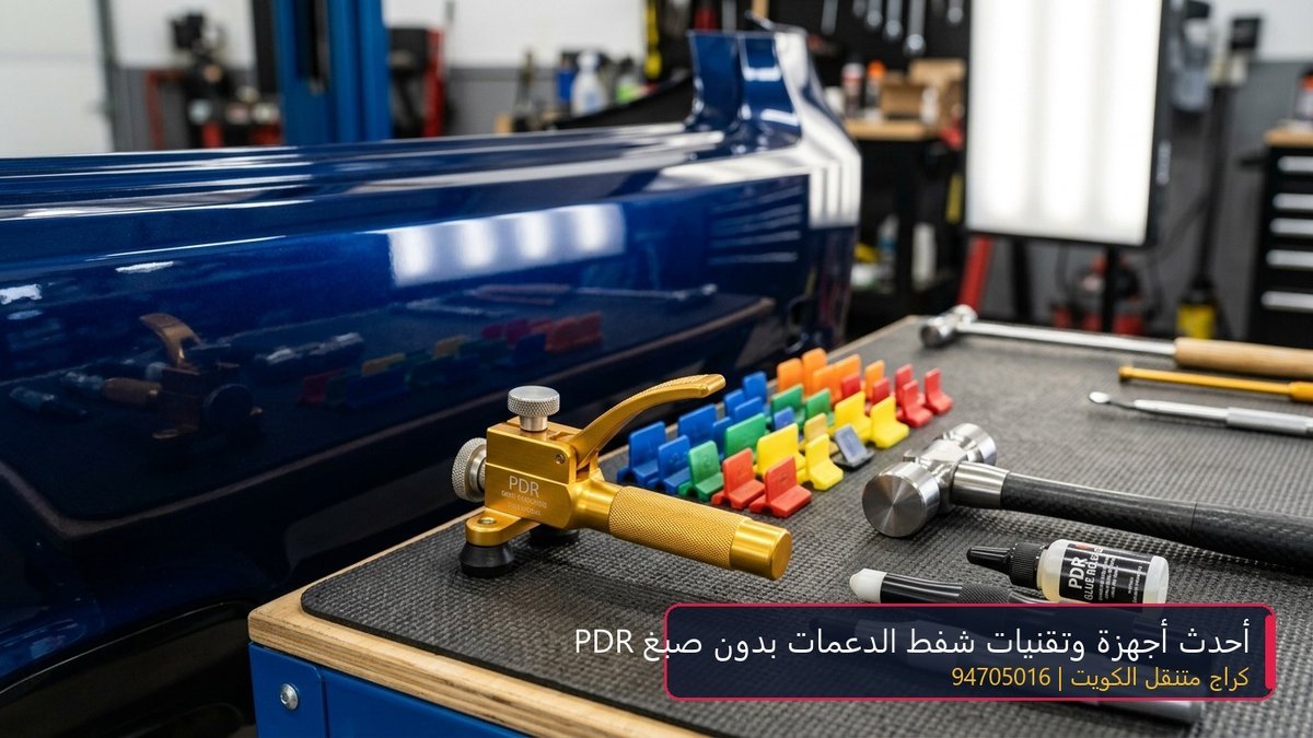 أحدث معدات وأدوات شفط الدعمات والصدمات بدون صبغ المستخدمة في كراج الكويت 94705016
