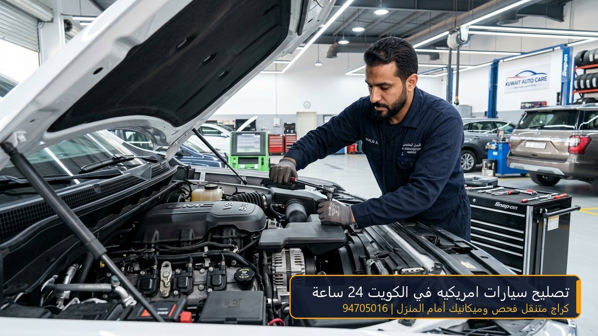 فني كراج متنقل يقوم بصيانة وتصليح سيارات امريكيه جمس وشفروليه وفورد في الكويت 94705016